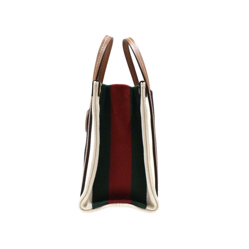 Gucci red Bag shoulder GG canvas Interlocking Navy leather the white Blue strap